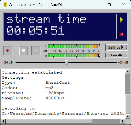 BUTT Broadcast software